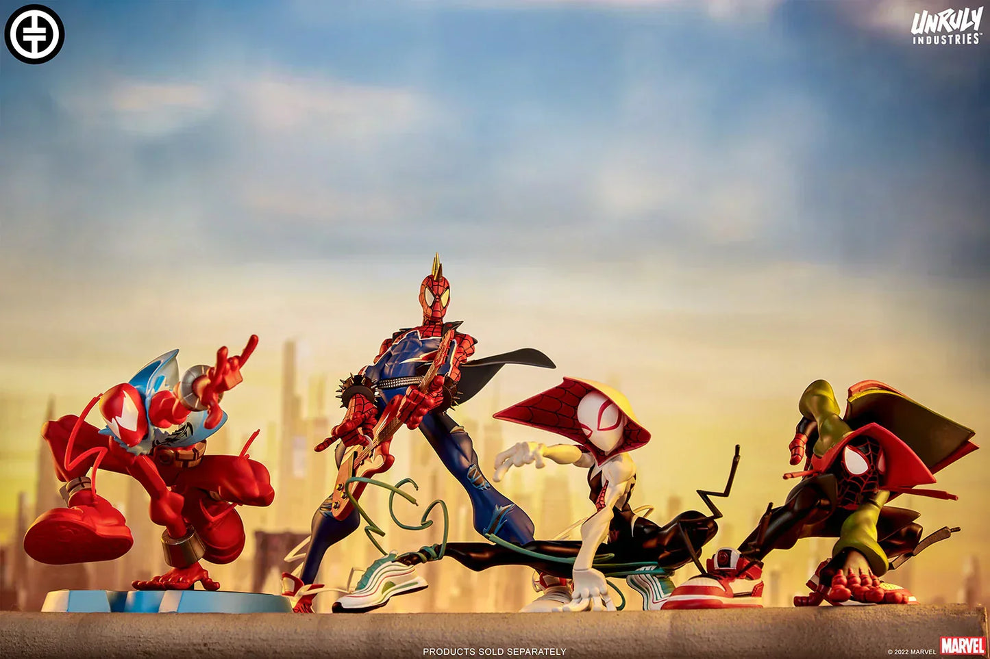 SCARLET SPIDER Designer Sammlerstück Statue von Unruly Industries