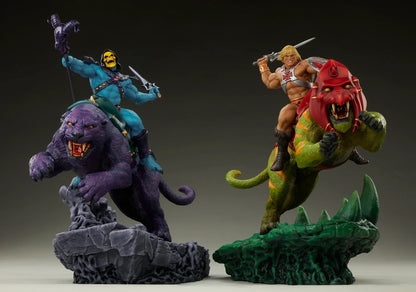 Skeletor & Panthor Classic Deluxe Statue von Tweeterhead