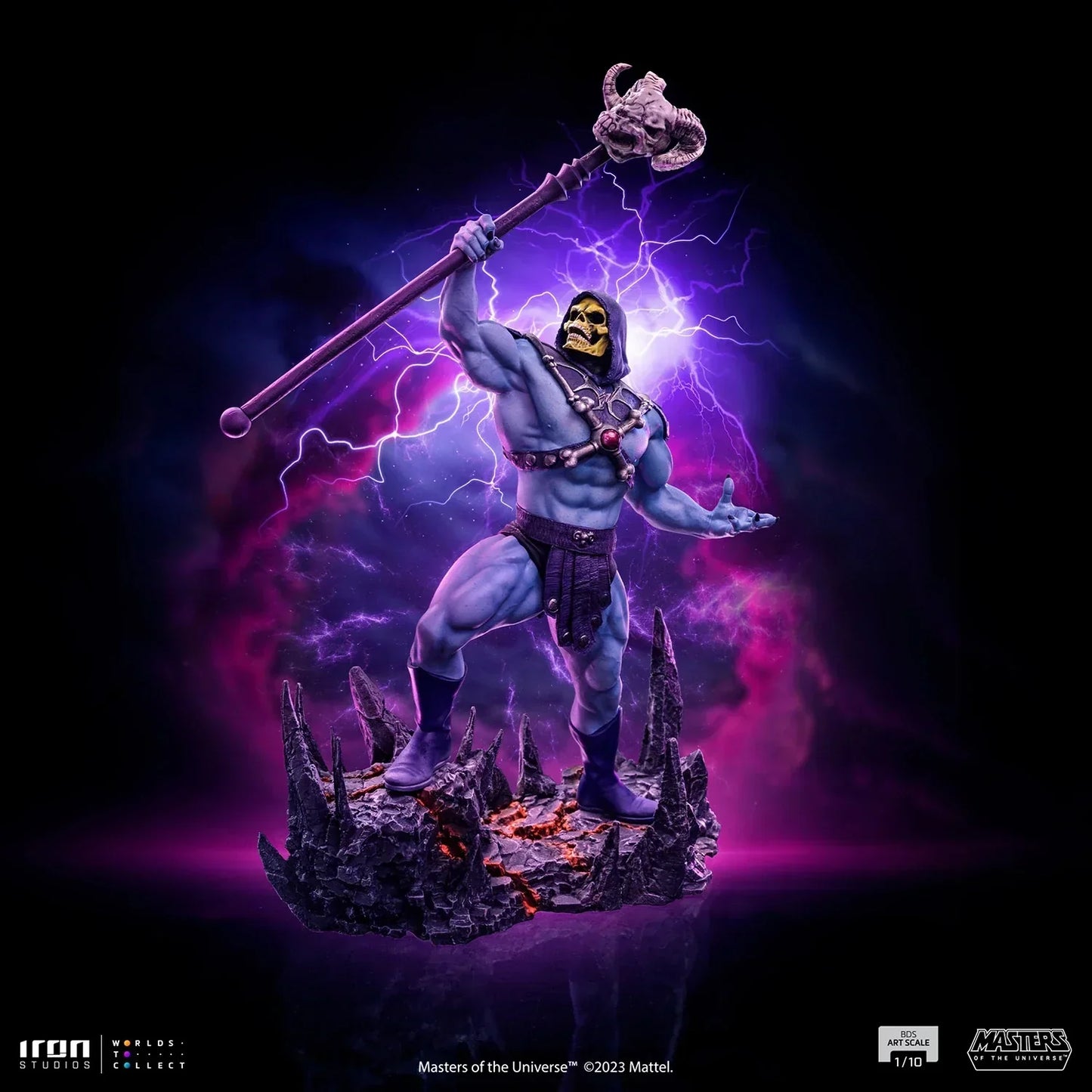 Skeletor Masters of the Universe Art Scale 1/10 Statue von Iron Studios