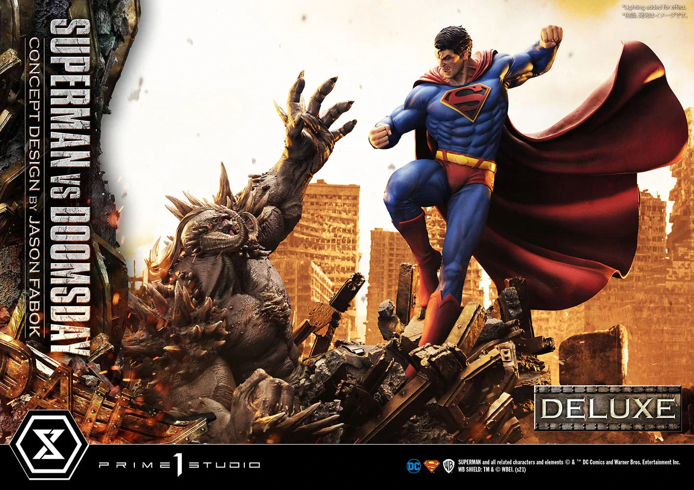 SUPERMAN GEGEN DOOMSDAY (DELUXE VERSION) Statuen von Prime 1 Studio
