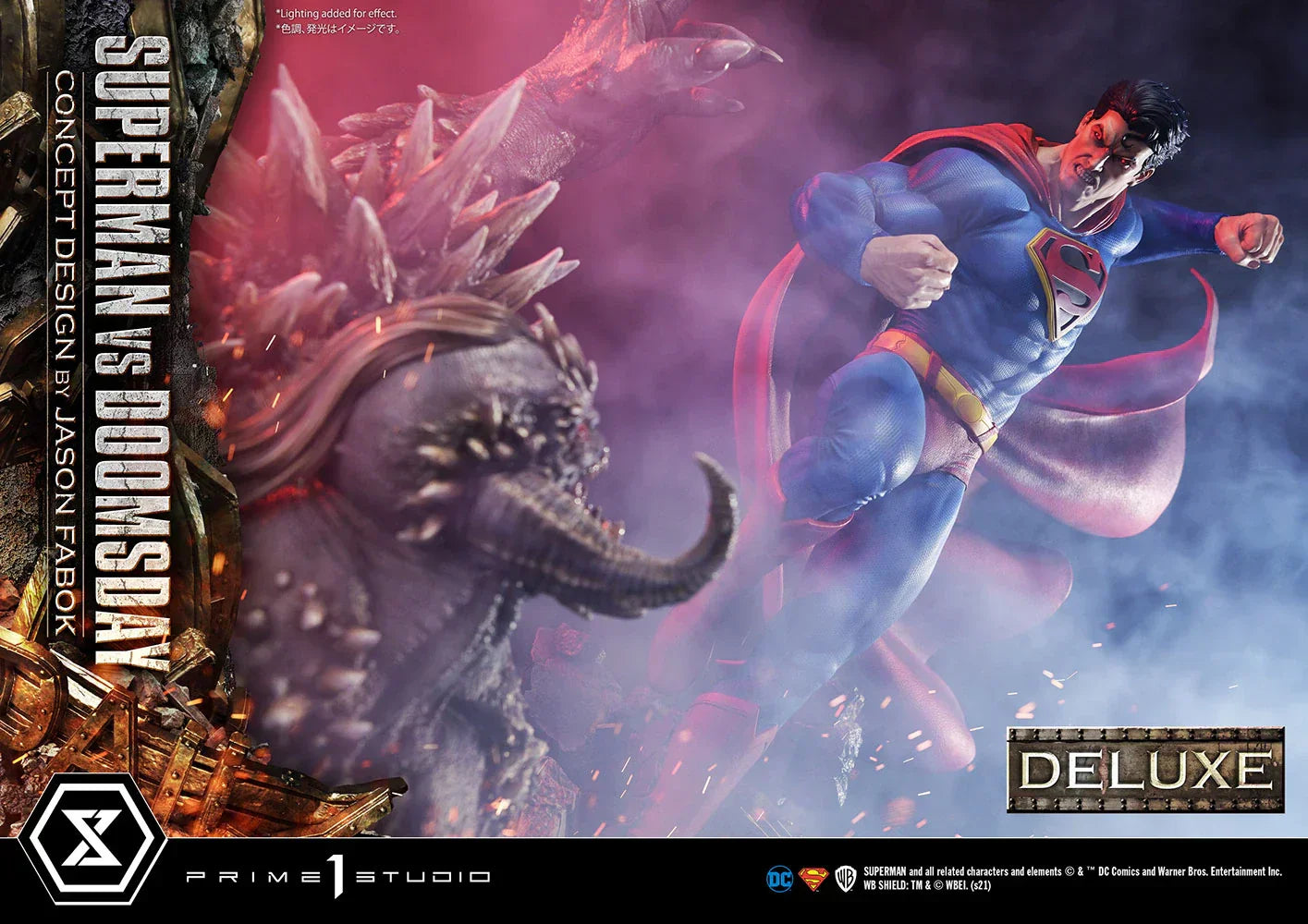 SUPERMAN GEGEN DOOMSDAY (DELUXE VERSION) Statuen von Prime 1 Studio