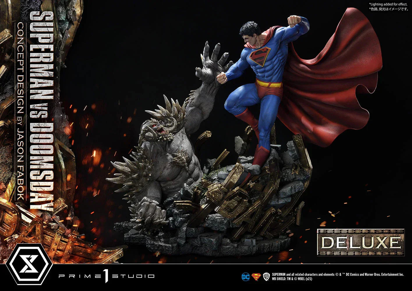 SUPERMAN GEGEN DOOMSDAY (DELUXE VERSION) Statuen von Prime 1 Studio