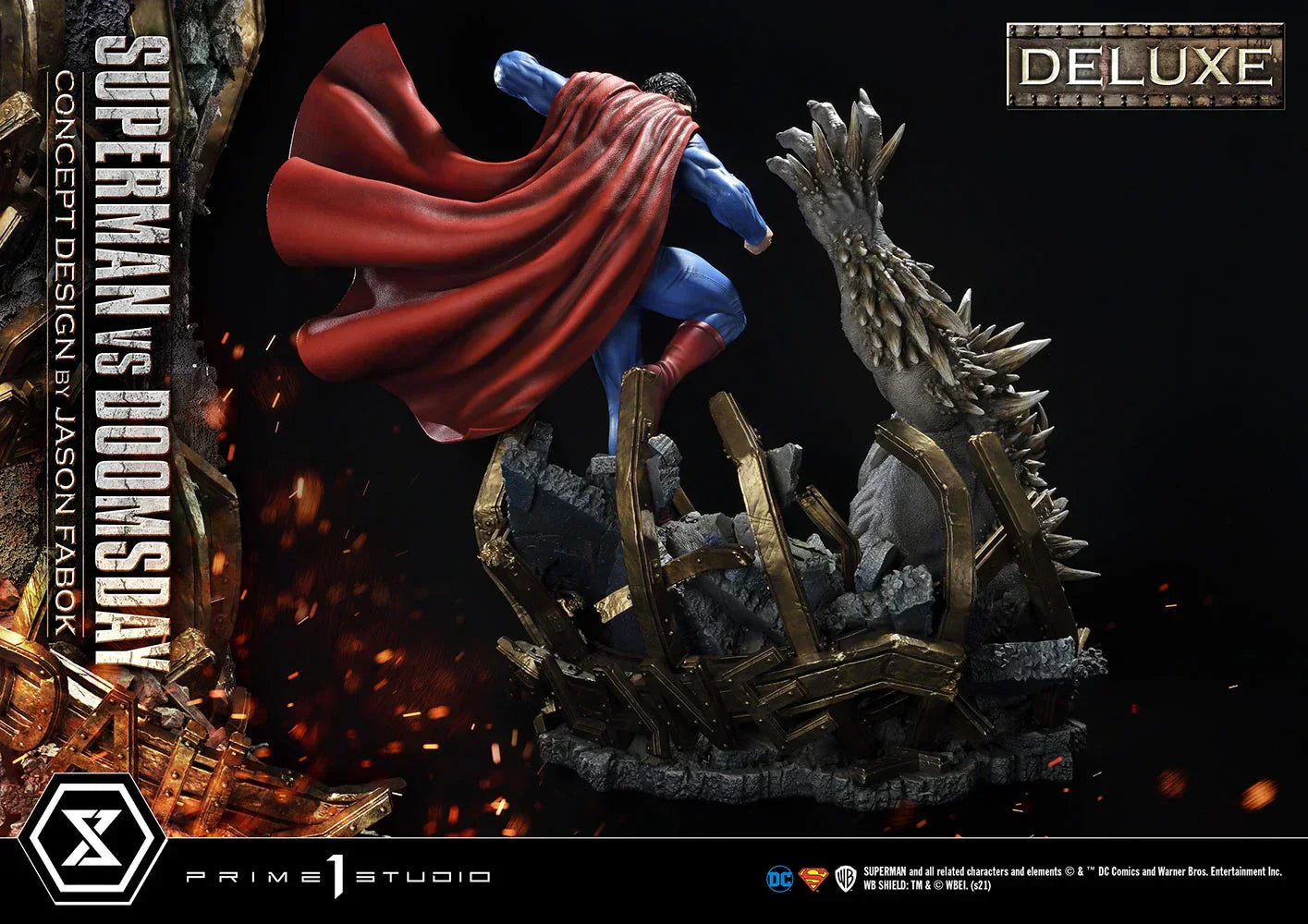 SUPERMAN GEGEN DOOMSDAY (DELUXE VERSION) Statuen von Prime 1 Studio