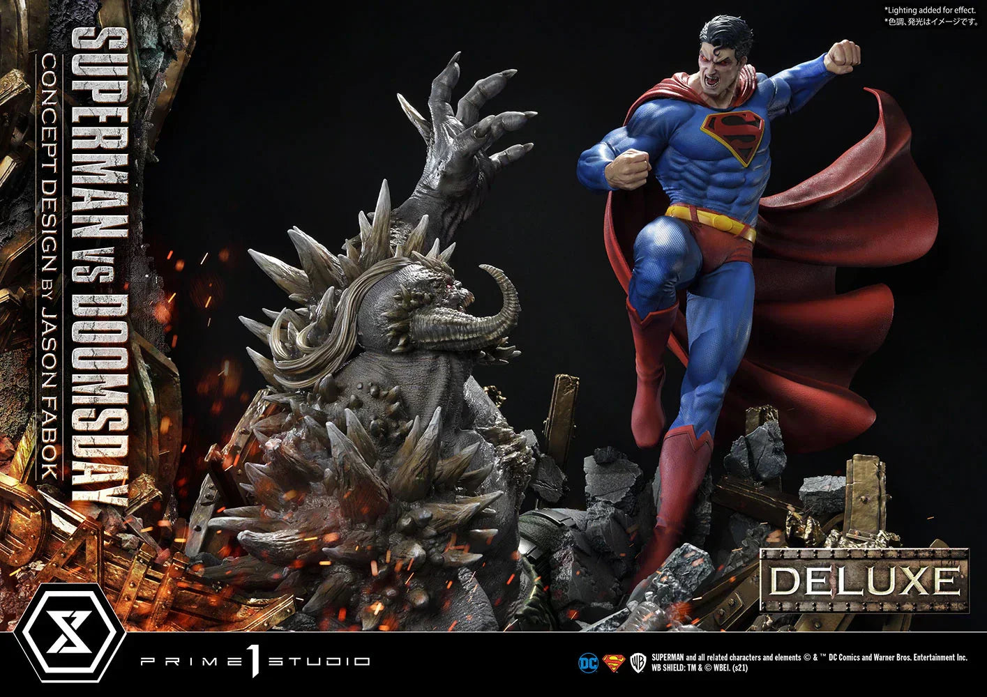 SUPERMAN GEGEN DOOMSDAY (DELUXE VERSION) Statuen von Prime 1 Studio