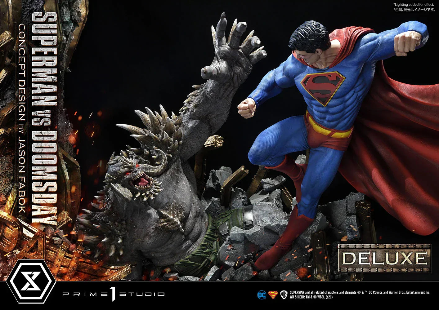 SUPERMAN GEGEN DOOMSDAY (DELUXE VERSION) Statuen von Prime 1 Studio