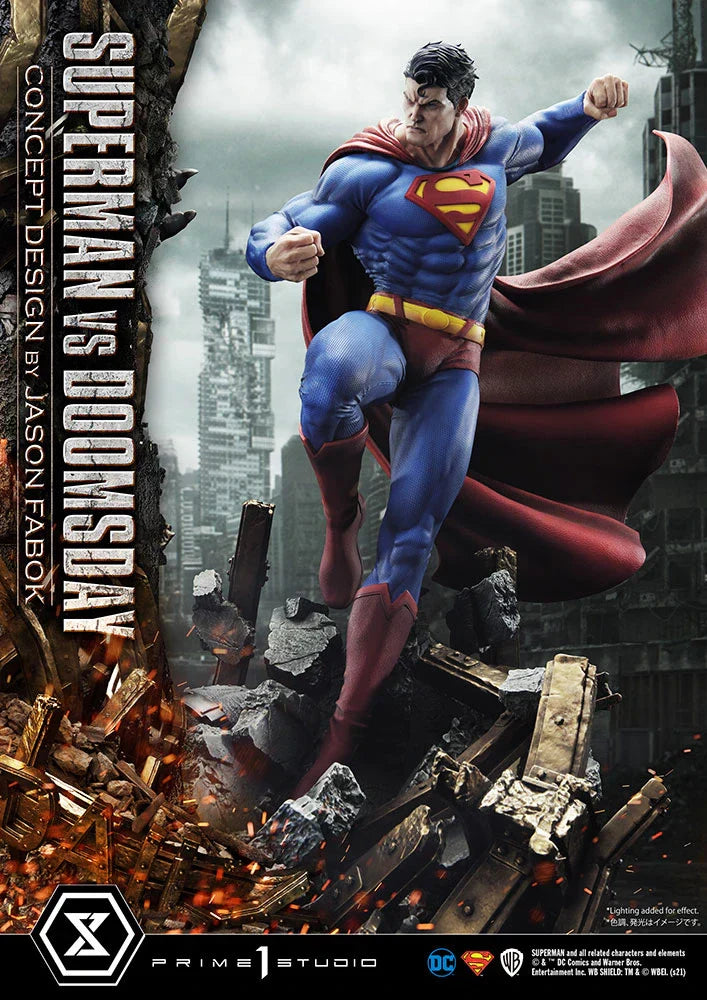 SUPERMAN VS DOOMSDAY Statue von Prime 1 Studio