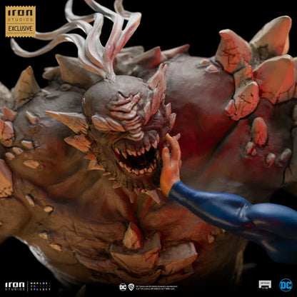 SUPERMAN GEGEN DOOMSDAY 1:10 Maßstab Statue von Iron Studios CCXP Exklusiv