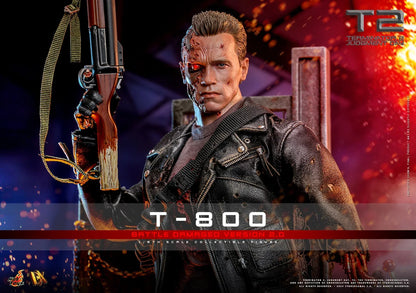 T-800 (BATTLE DAMAGED VERSION 2.0) Sechster Maßstab Figur von Hot Toys