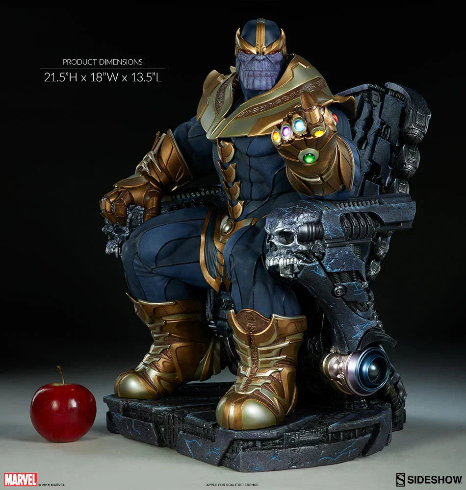 THANOS AUF DEM THRON Maquette von Sideshow Collectibles Exklusiv