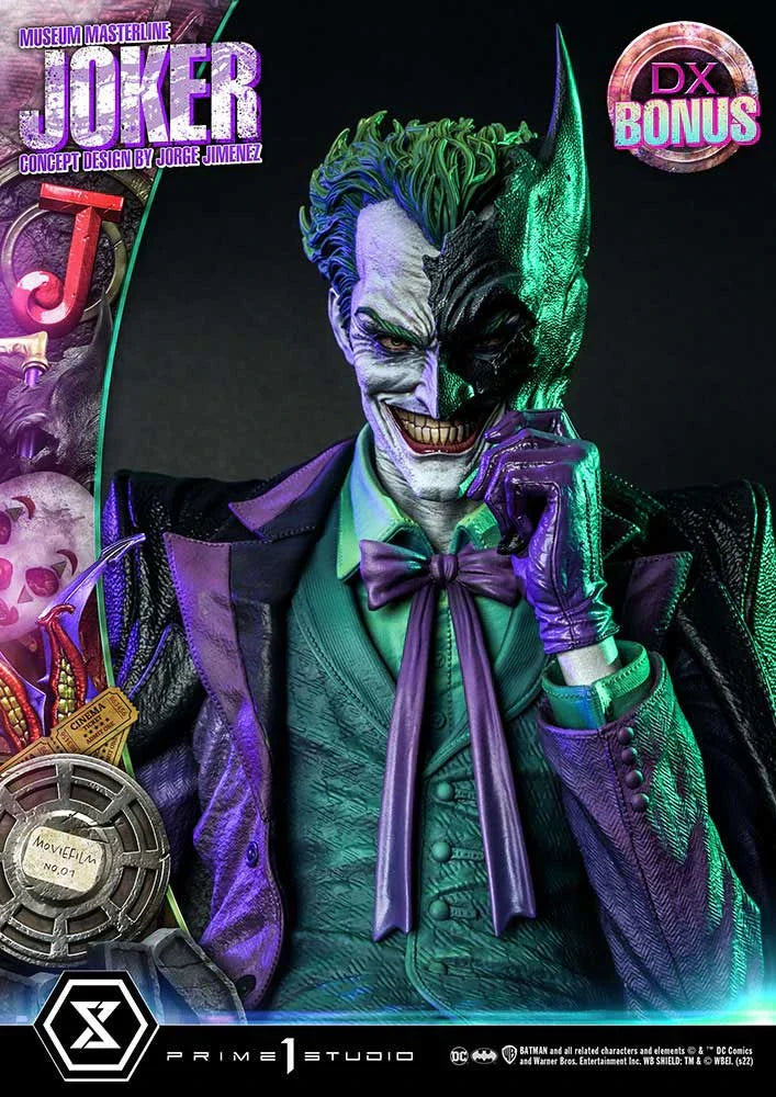 DER JOKER (DELUXE-BONUSVERSION) 1:3 Maßstab Statue von Prime 1 Studio