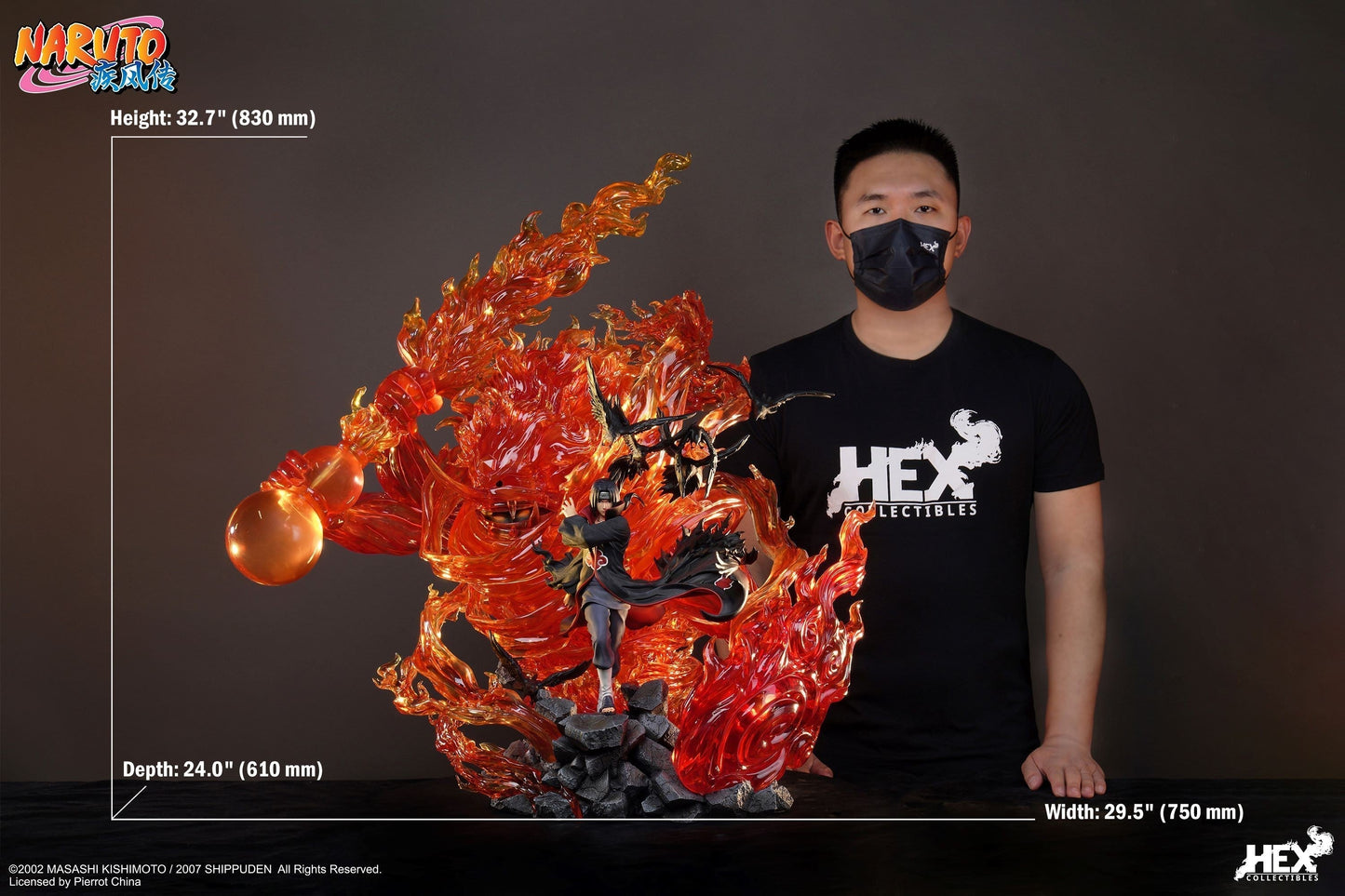 Uchiha Itachi Ultimate Diorama Statue (Pro) von HEX Collectibles