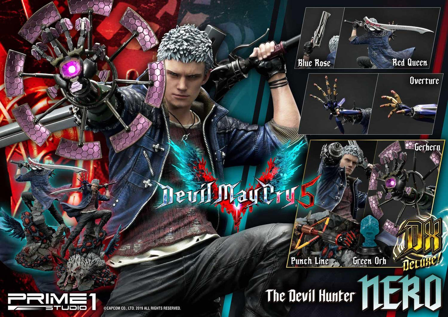 Devil May Cry V Nero Deluxe Version Statue von Prime1 Studios