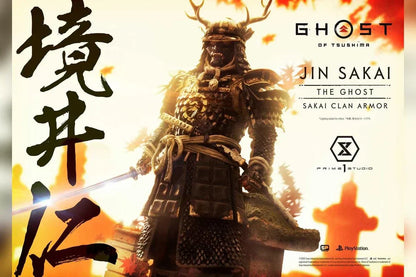 Ghost of Tsushima Jin Sakai Die Ghost Sakai Clan Rüstungsstatue von Prime1 Studio