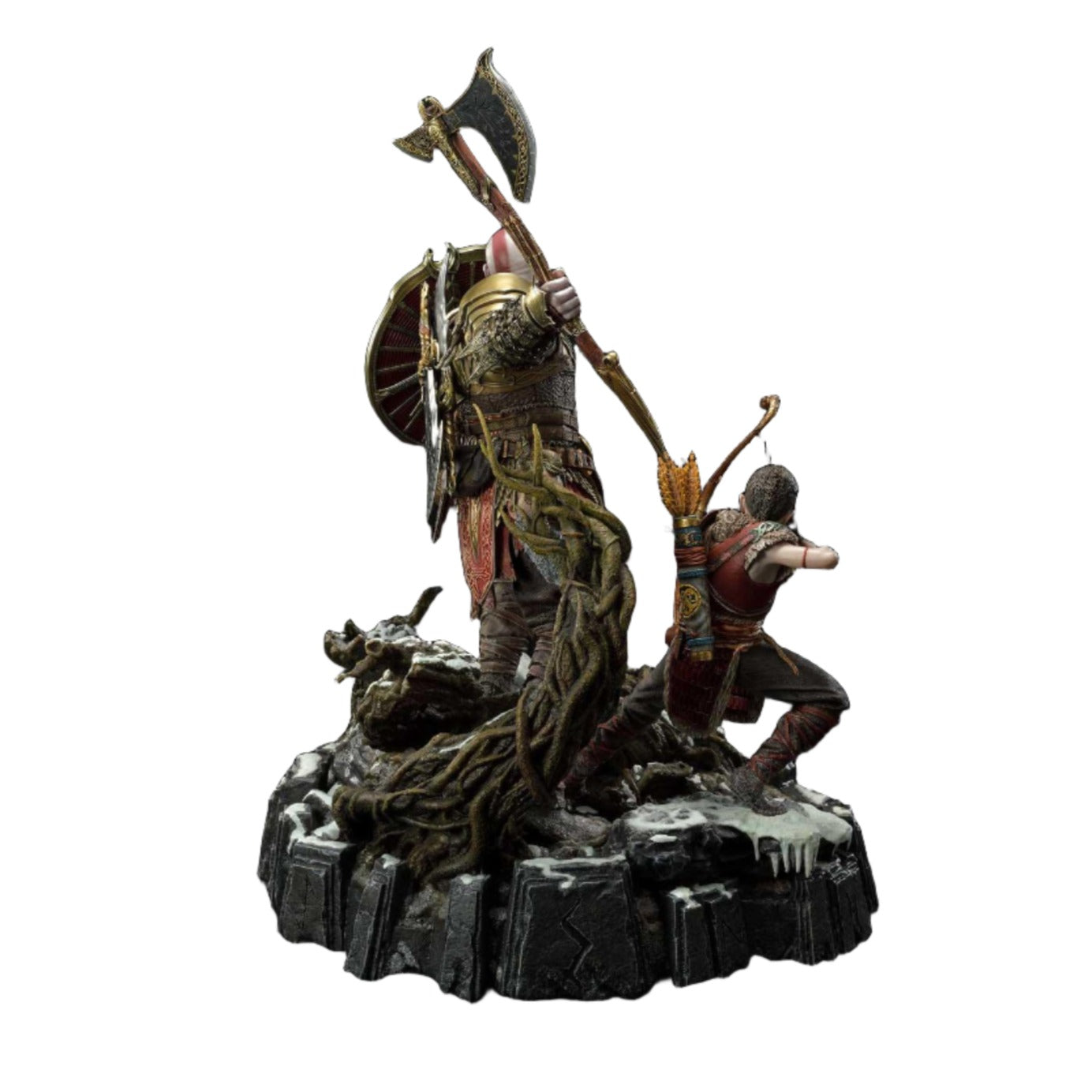 God of War 1/4 Kratos & Atreus Das Valkyrie-Rüstungsset von Prime 1 Studios