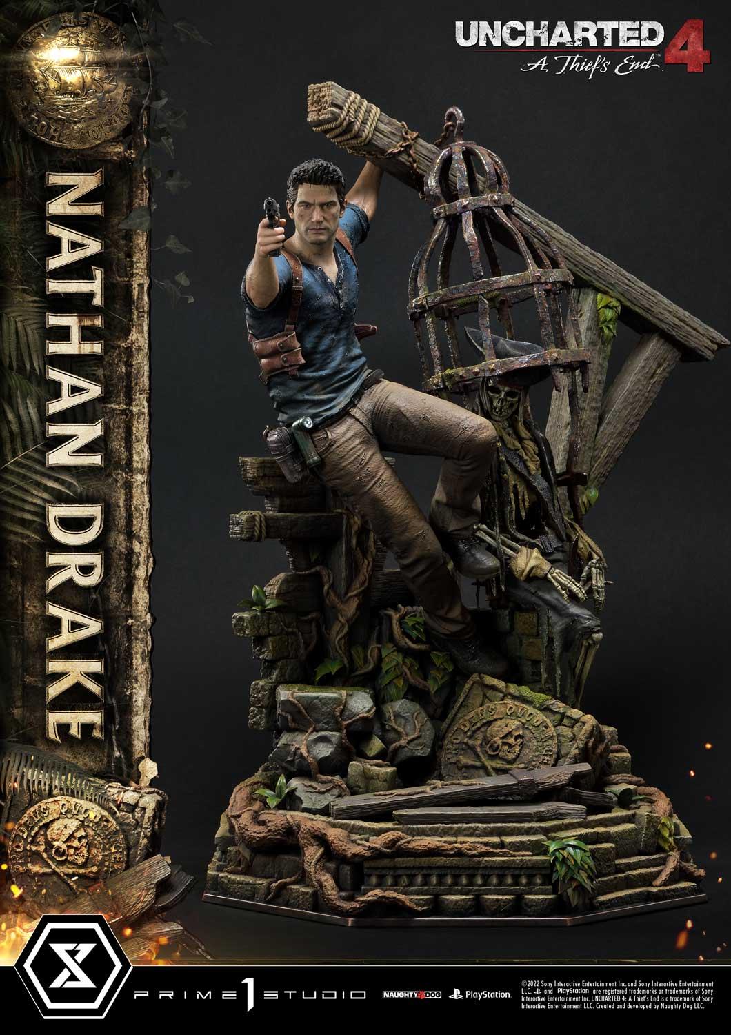 Uncharted 4: A Thief's End Nathan Drake DX Statue von Prime 1 Studio