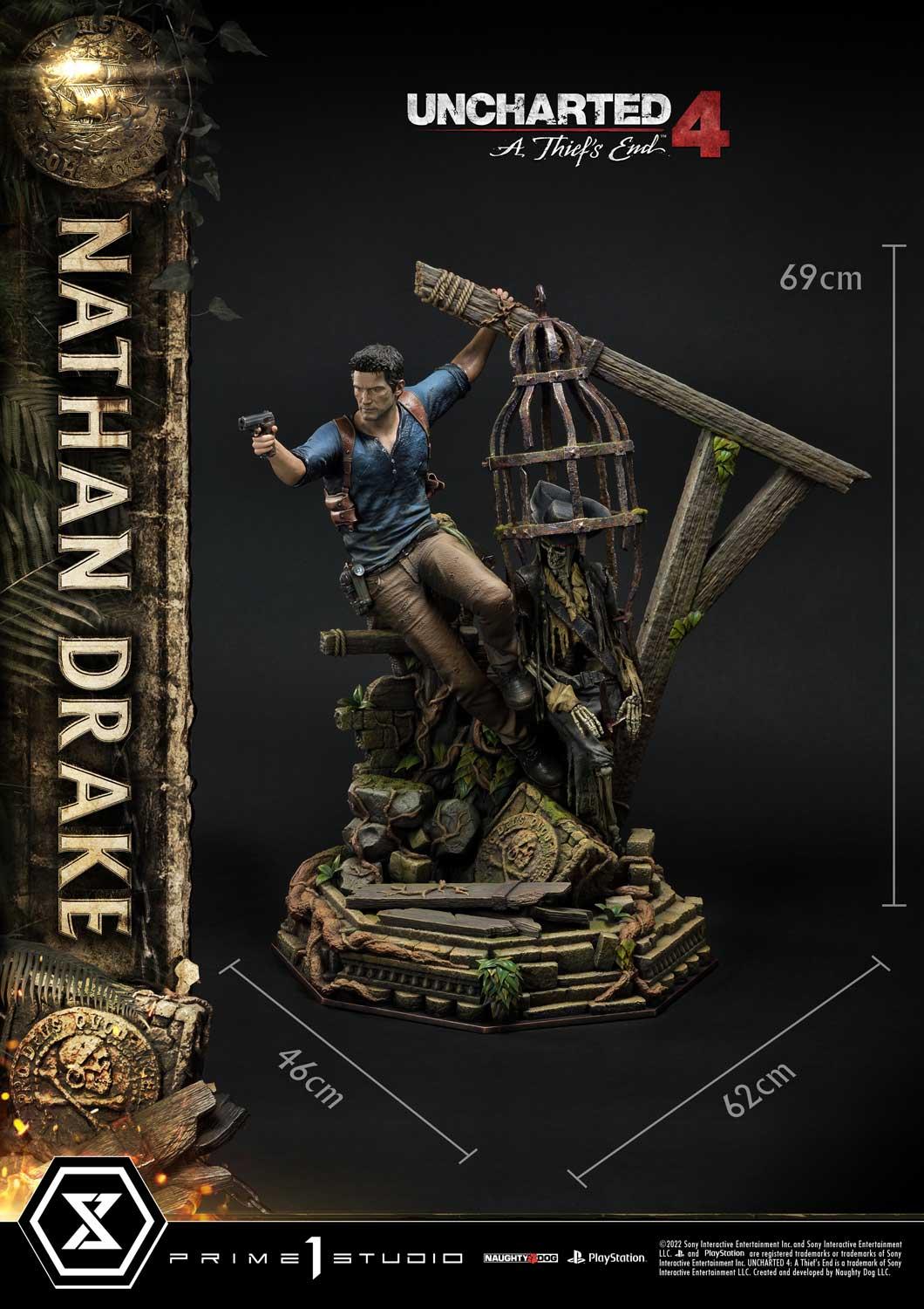 Uncharted 4: A Thief's End Nathan Drake DX Statue von Prime 1 Studio