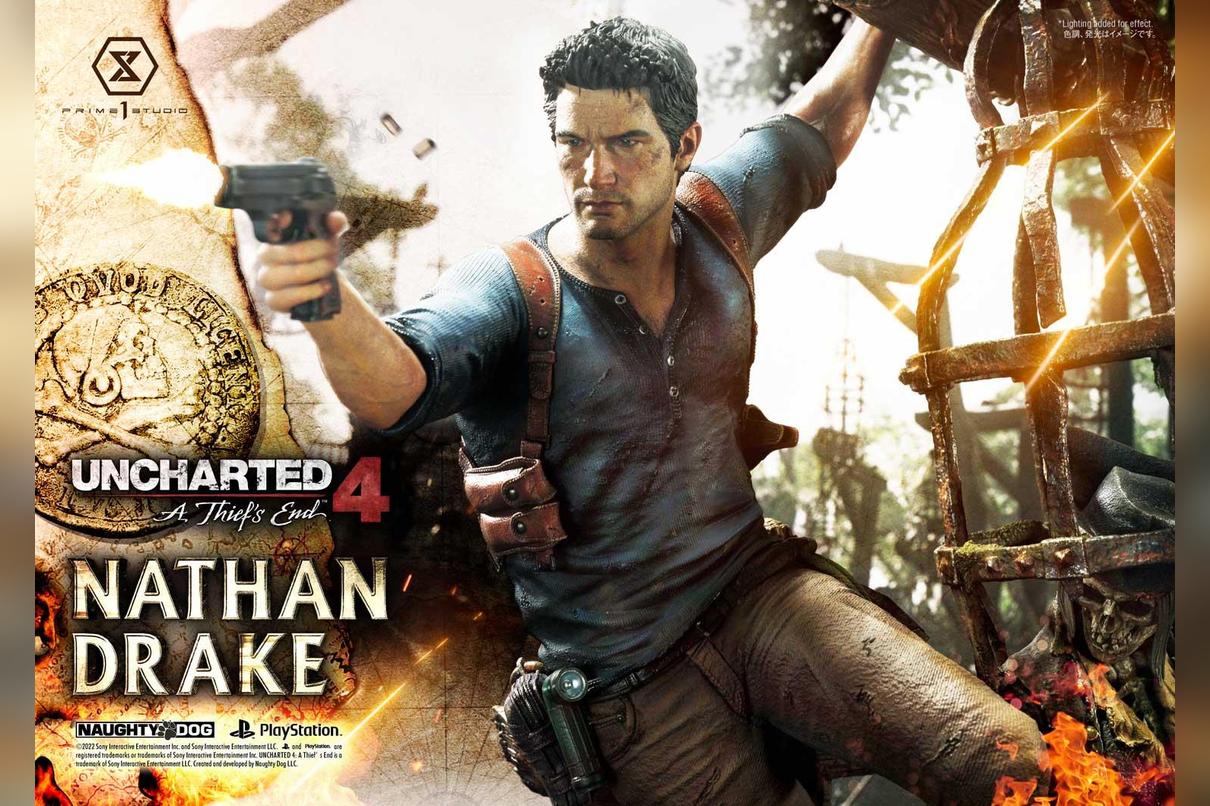Uncharted 4: A Thief's End Nathan Drake DX Statue von Prime 1 Studio